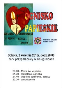 2016-OGNISKO PAPIESKIE-Księginice